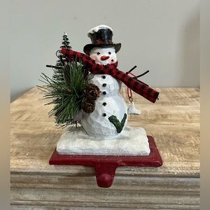 Snowman Stocking Holder